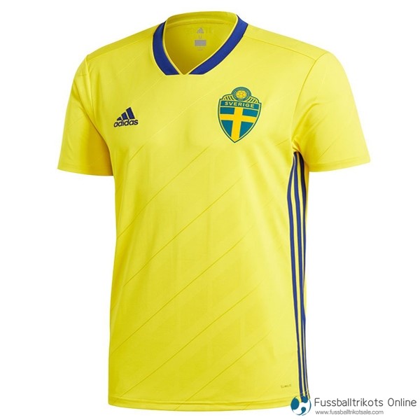 Schweden Trikot Heim 2018 Fussballtrikots Günstig